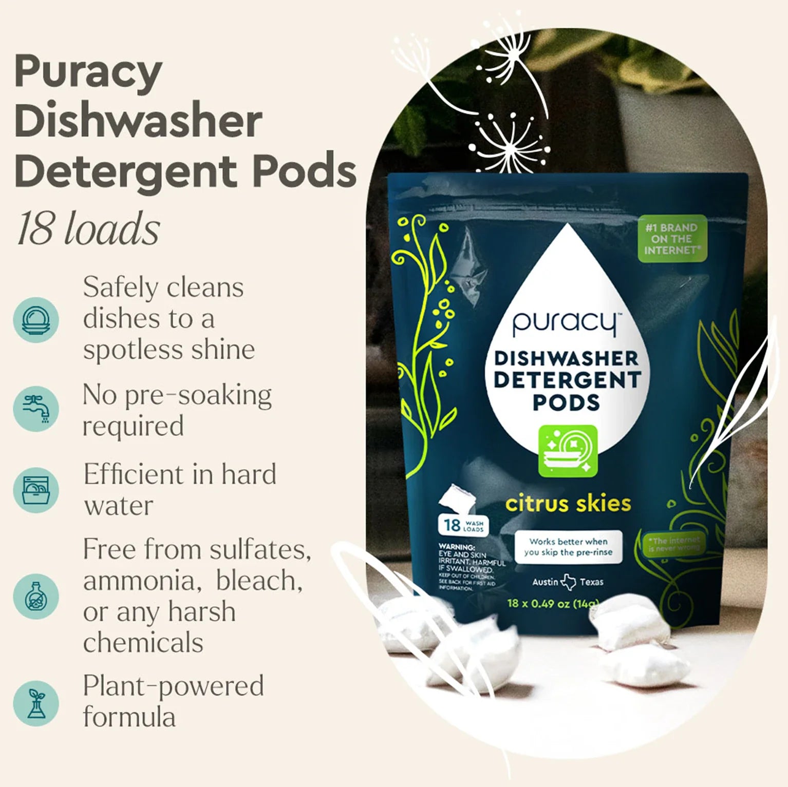 Dishwasher Detergent Pods